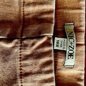 Nic + Zoe pull-on wide leg pants no wear